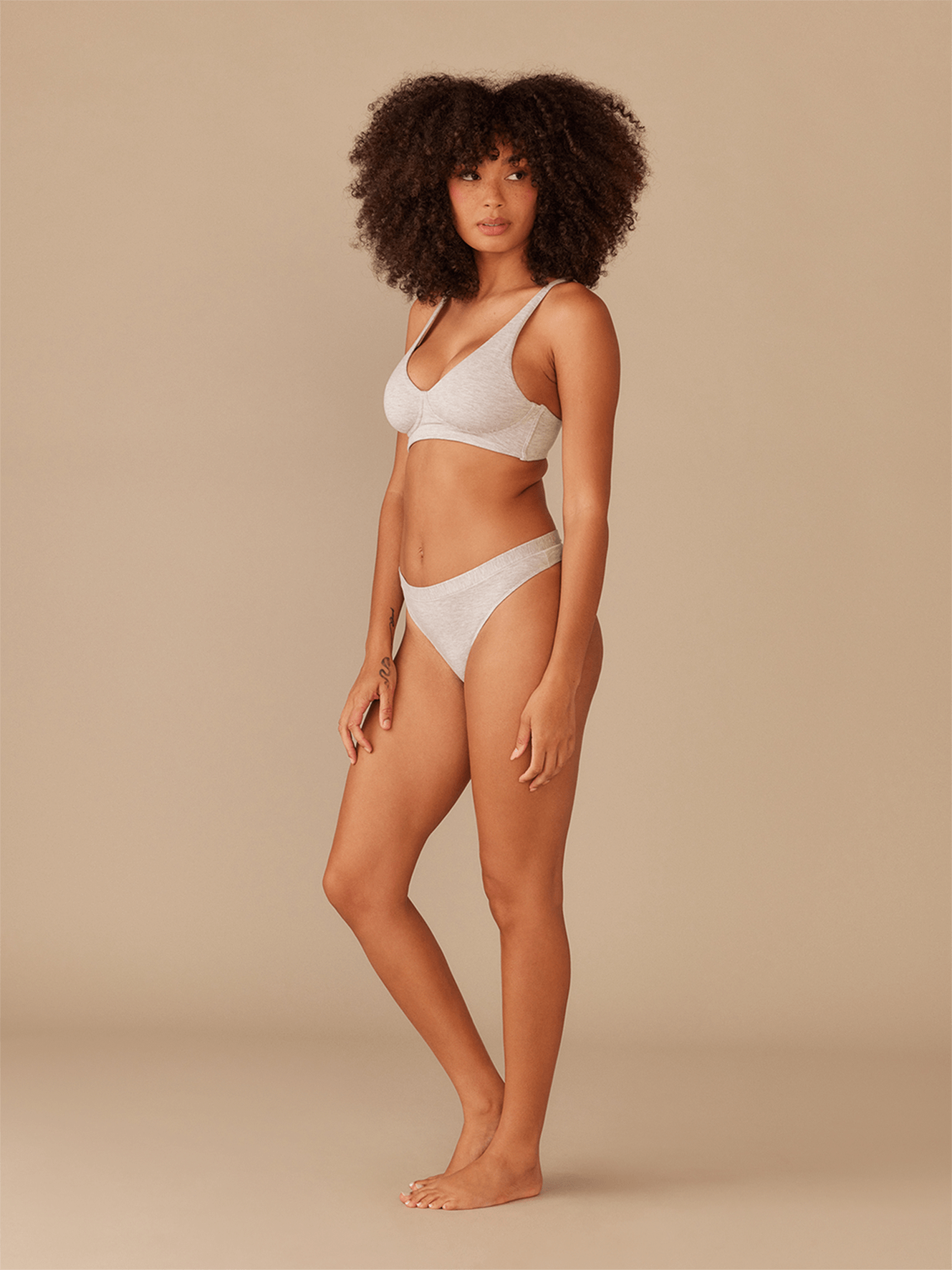 UltraModal™ FeelFree Longline Bralette | Heather Grey/Heather Grey