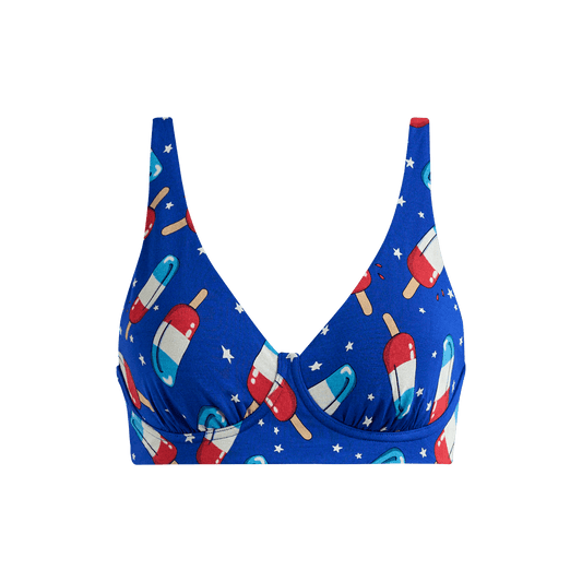 UltraModal™ FeelFree Longline Bralette | Patriotic Pops