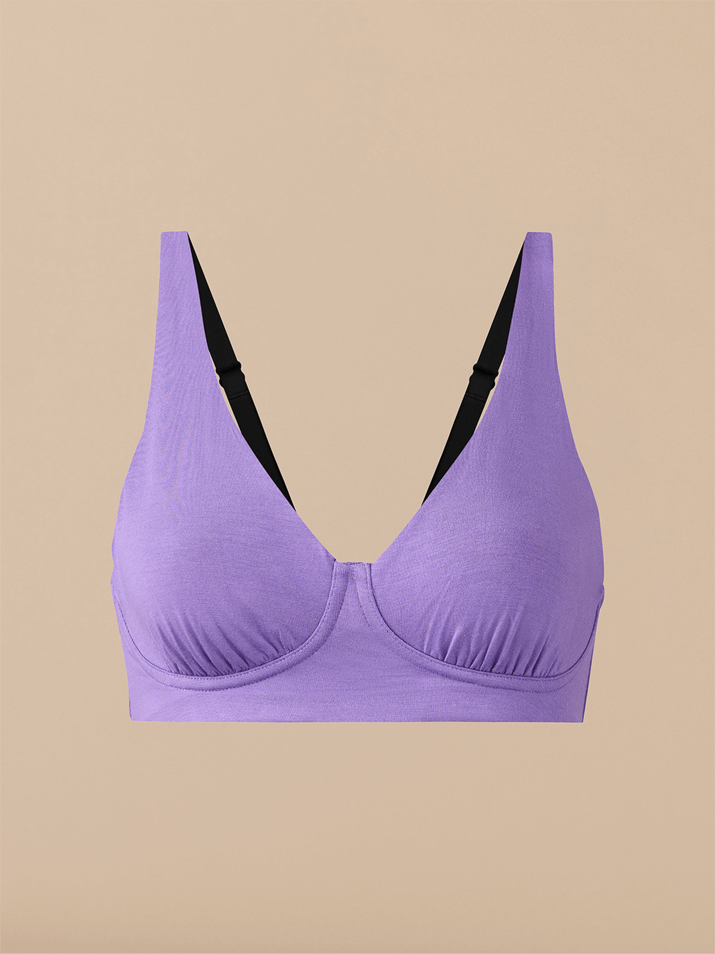 FeelFree Longline Bralette | Purple