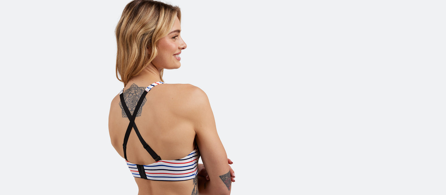 UltraModal™ FeelFree Longline Bralette | Sail Stripe