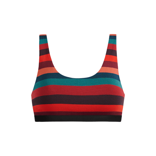 UltraModal™ Core Scoop Bralette | Bright Stripes