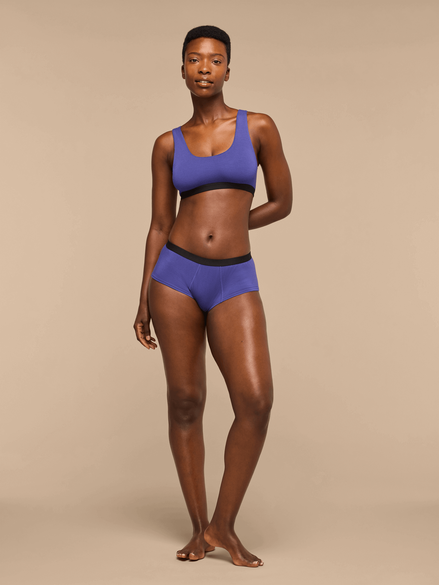 UltraModal™ Core Scoop Bralette | Berry Blue
