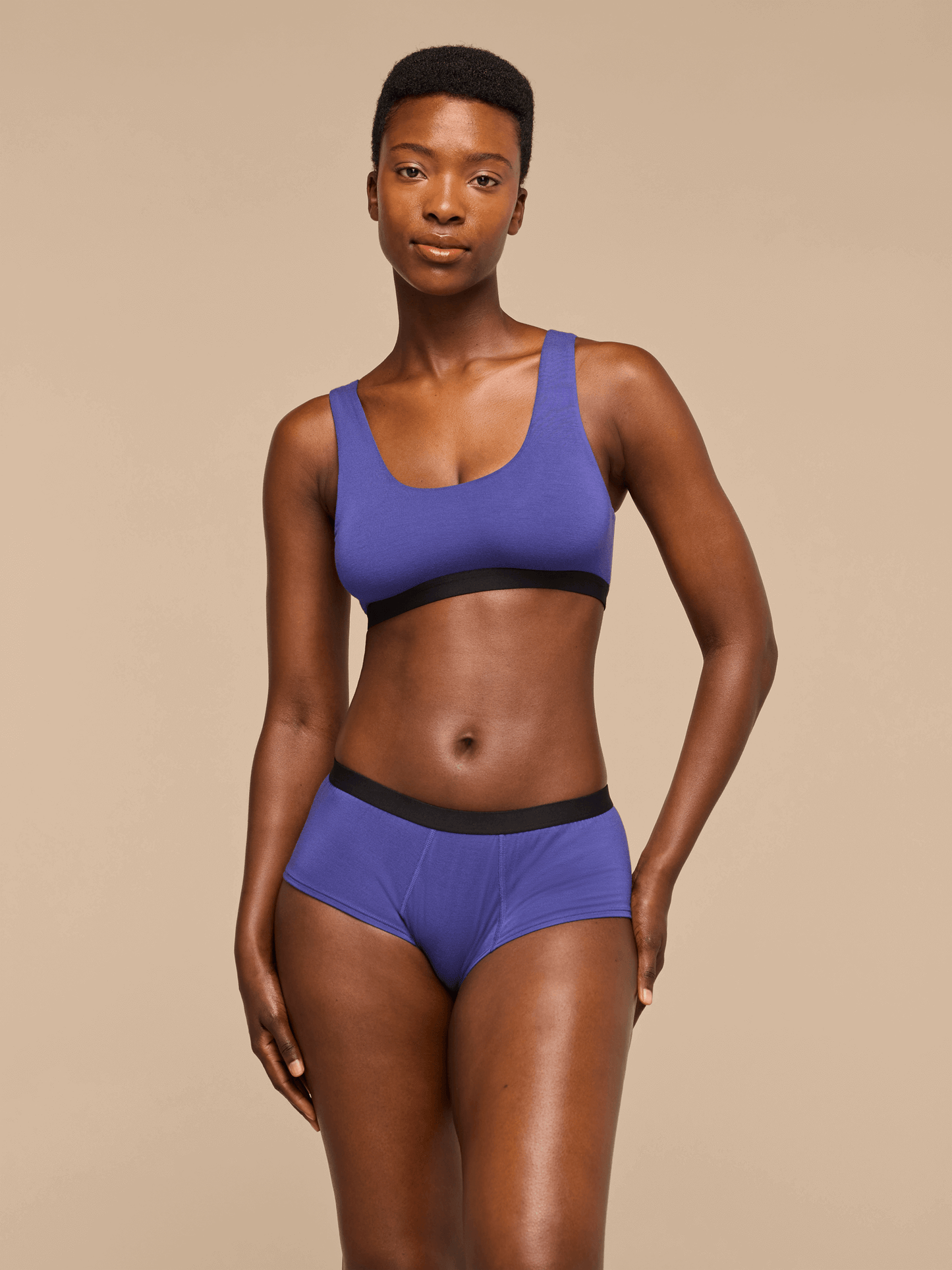 UltraModal™ Core Scoop Bralette | Berry Blue