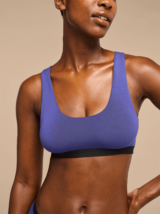 UltraModal™ Core Scoop Bralette | Berry Blue
