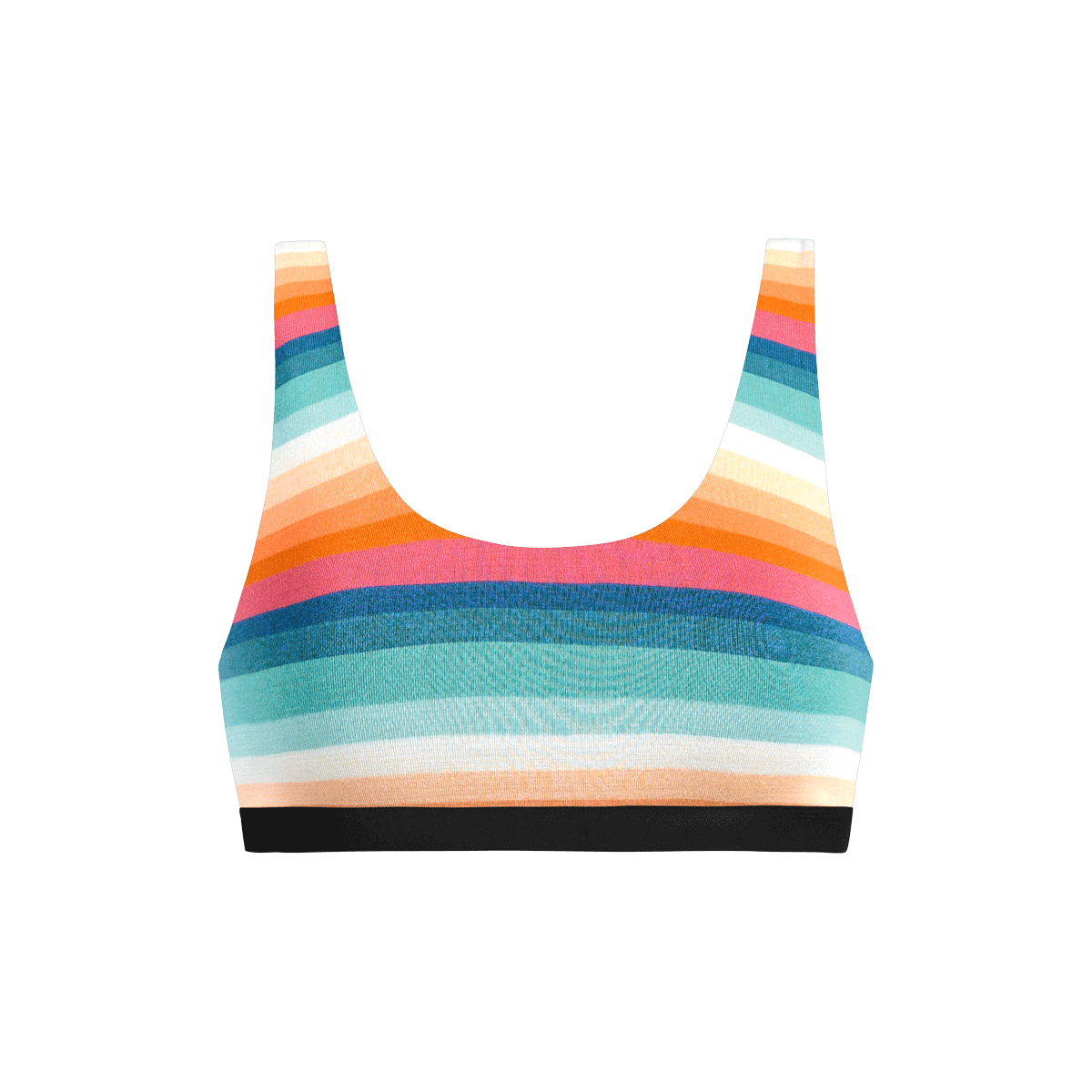 U-Back Bralette | Pool Stripes