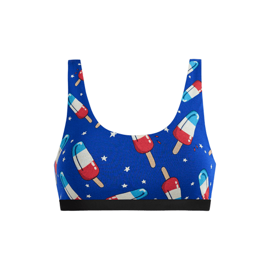 UltraModal™ Core Scoop Bralette | Patriotic Pops