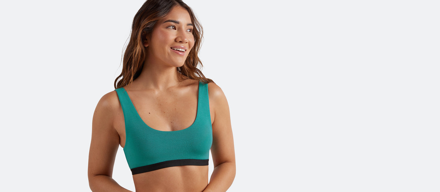 UltraModal™ Core Scoop Bralette | Turquoise