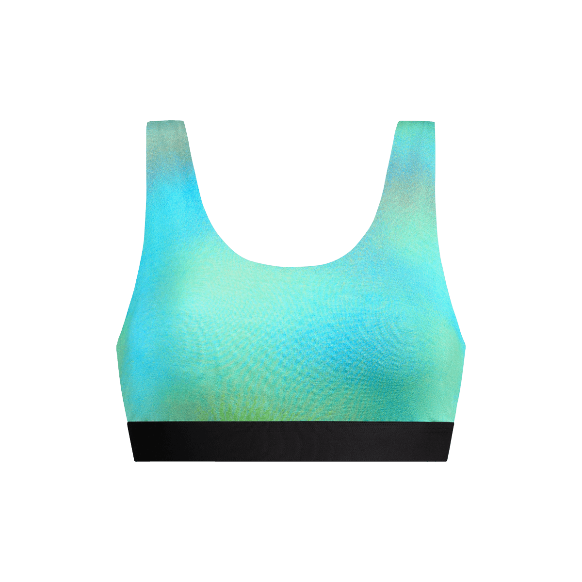 Curvy U-Back Bralette | Airbrush Green