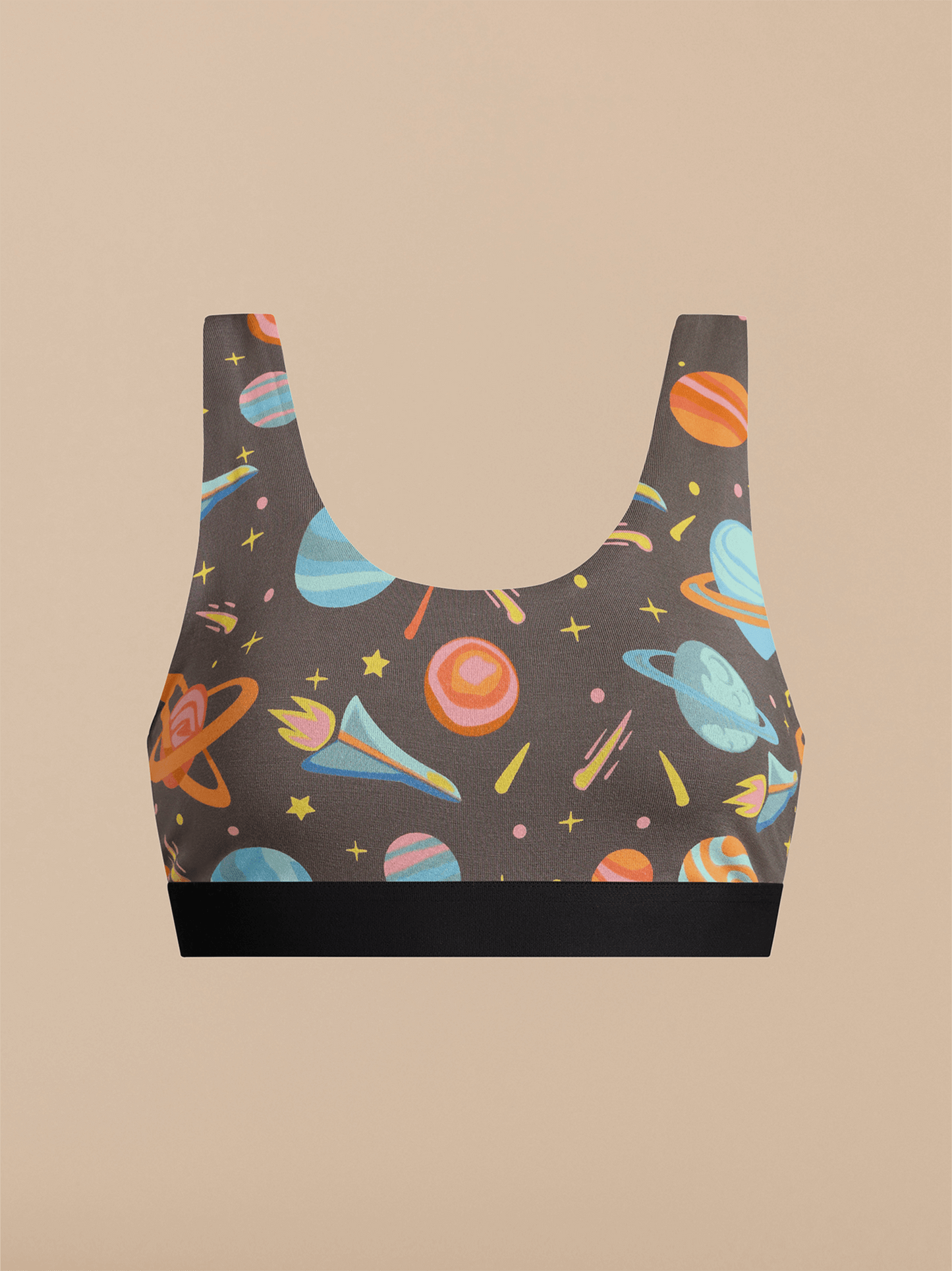 Curvy U-Back Bralette | Blast Off