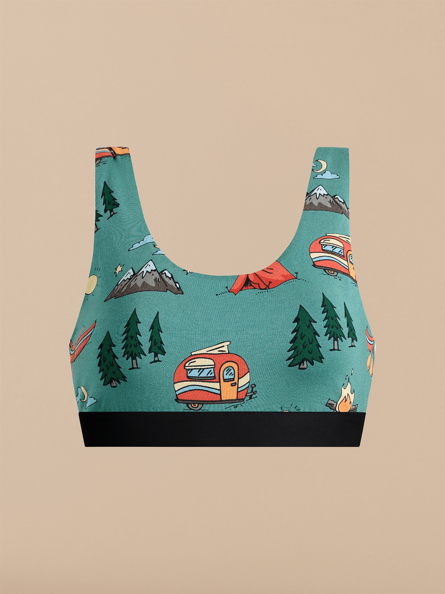 Curvy U-Back Bralette | Happy Camper