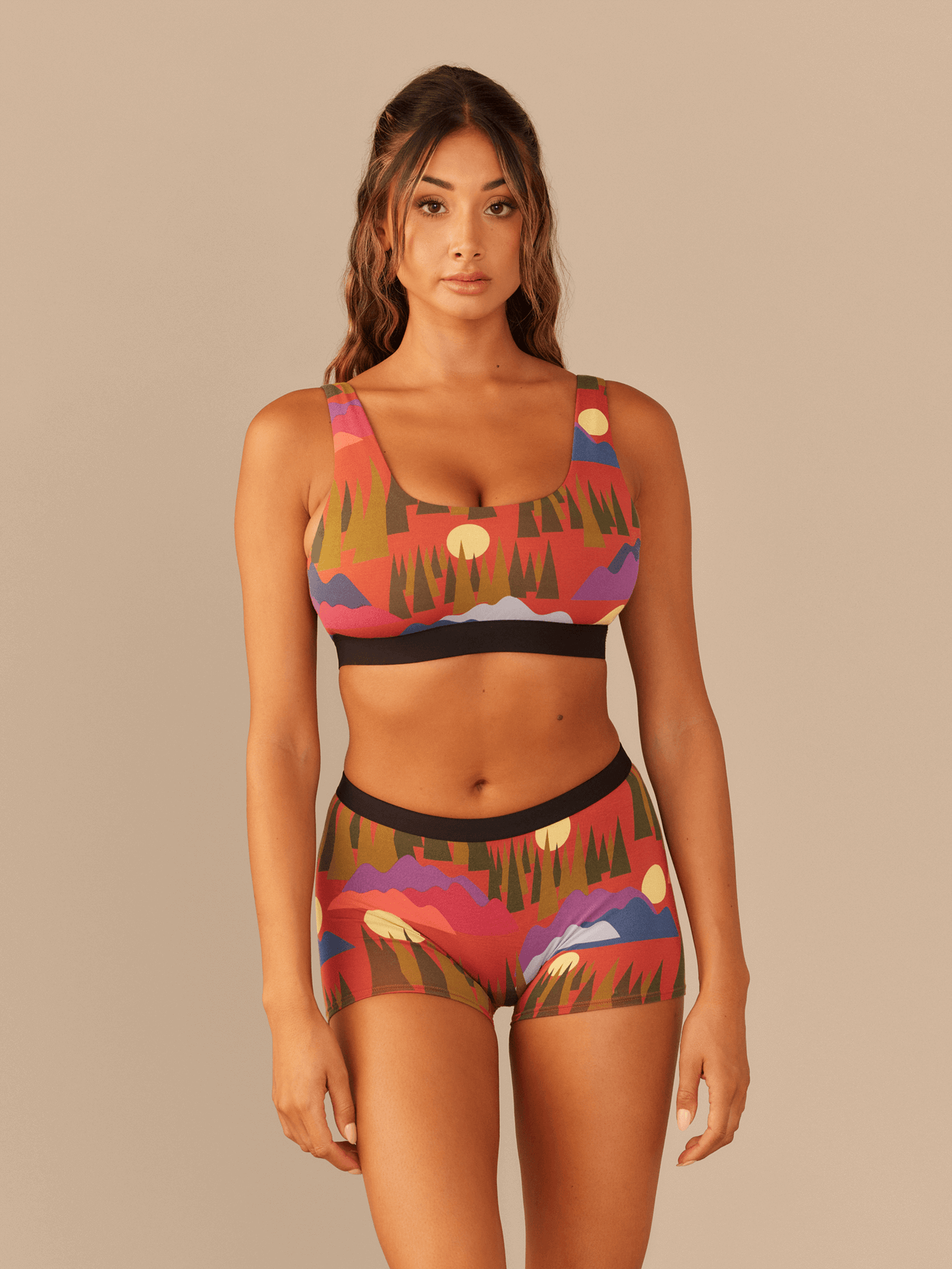 Curvy U-Back Bralette | Mountain High