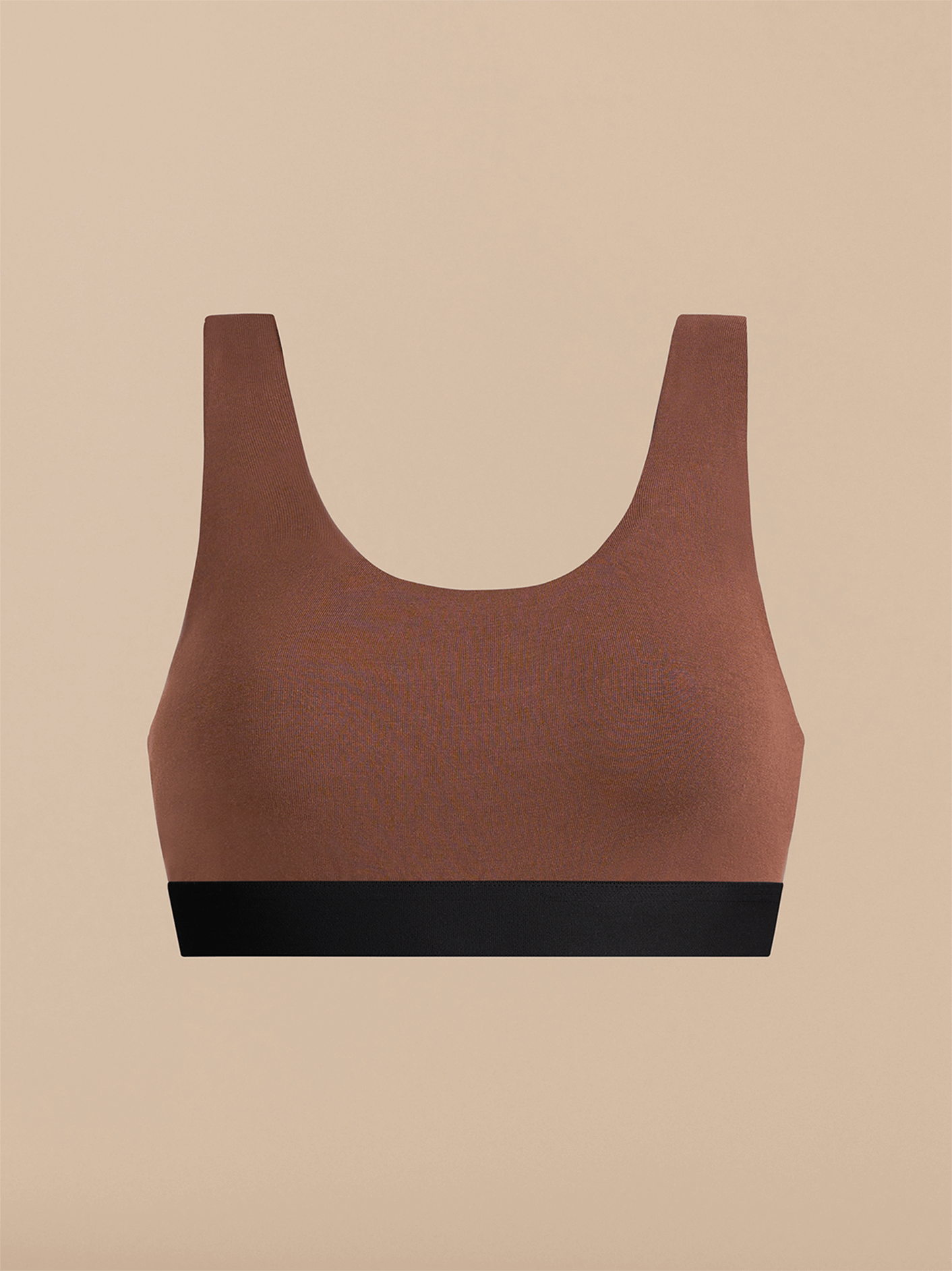 Curvy U-Back Bralette | Walnut Shell