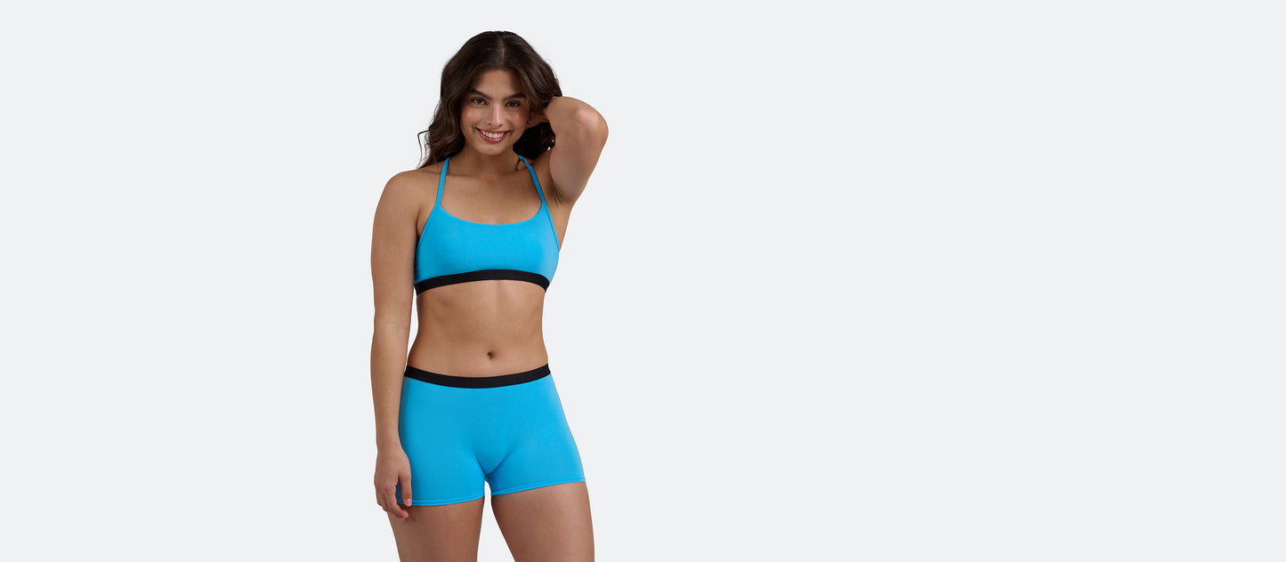 UltraModal™ Core T-Back Bralette | Neon Blue