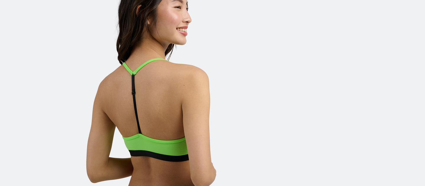 UltraModal™ Core T-Back Bralette | Neon Green