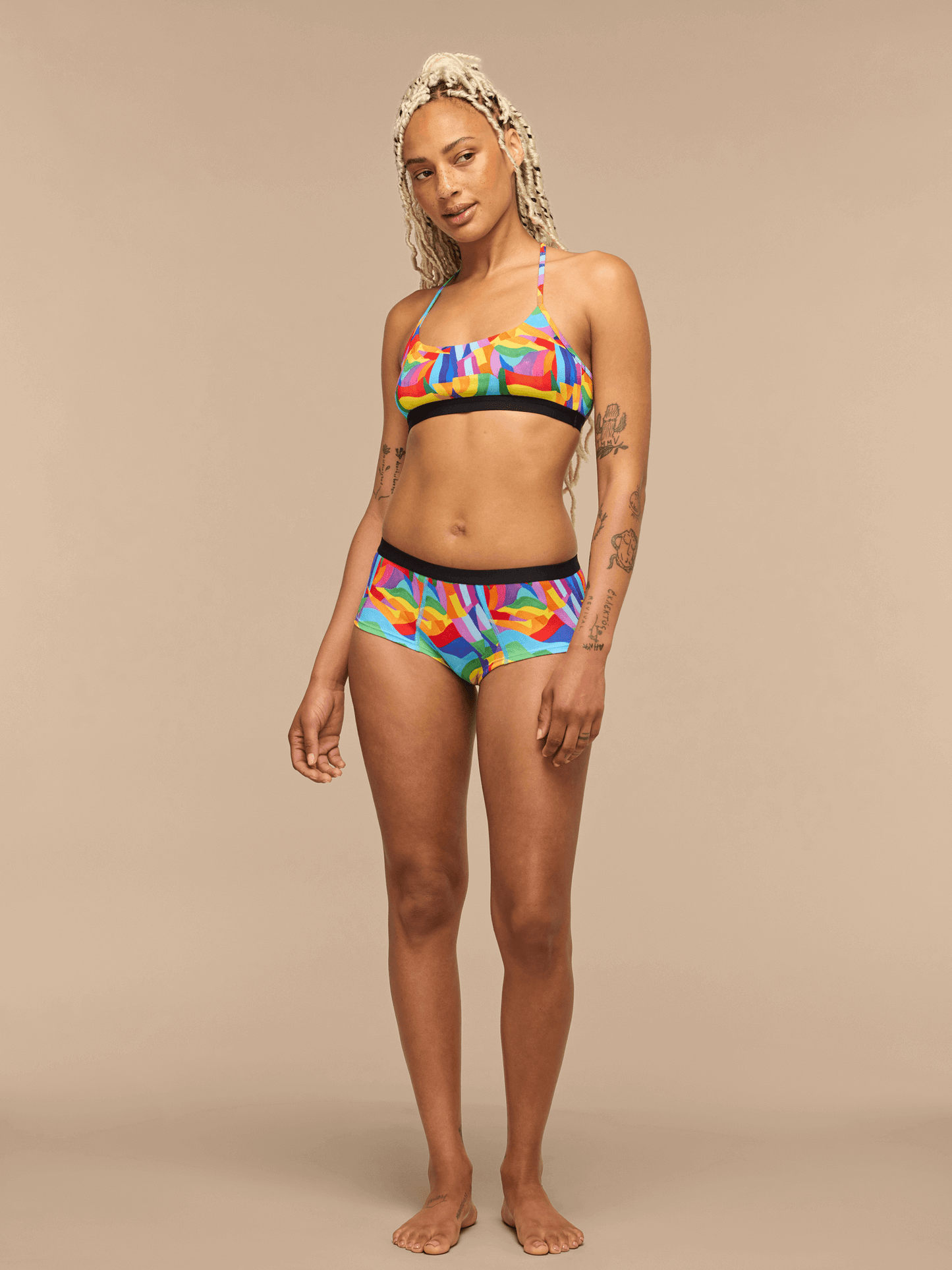 UltraModal™ Core T-Back Bralette | Painted Pride