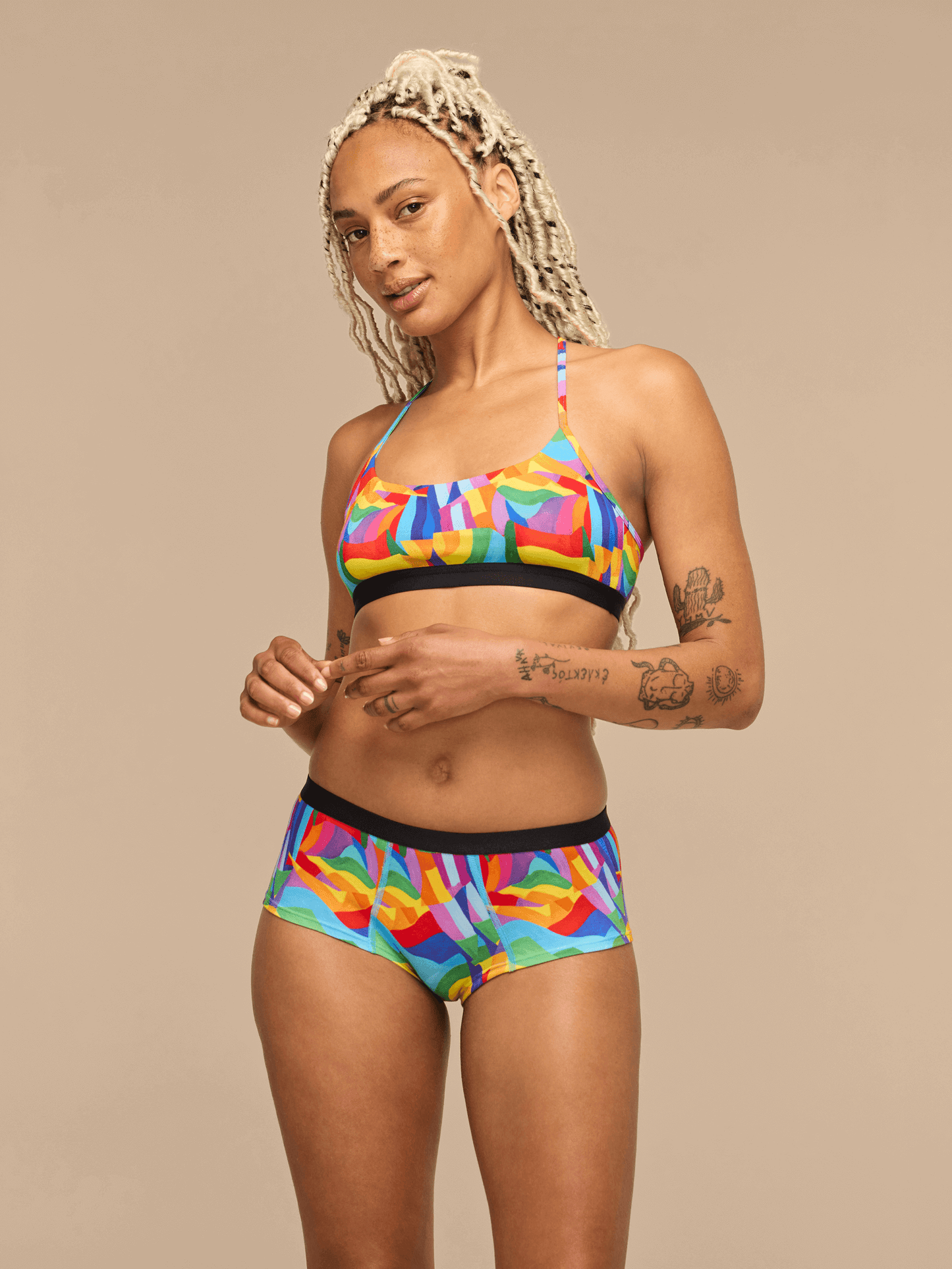 UltraModal™ Core T-Back Bralette | Painted Pride