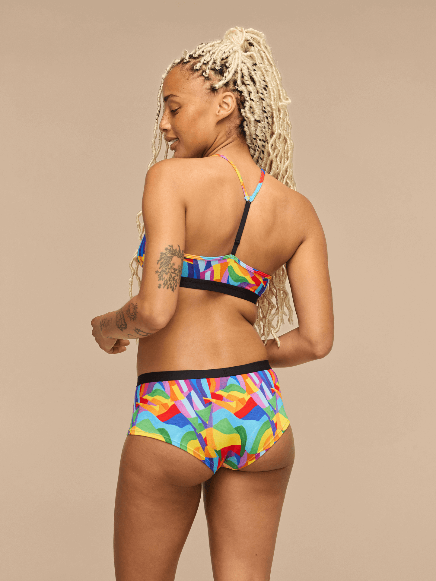 UltraModal™ Core T-Back Bralette | Painted Pride