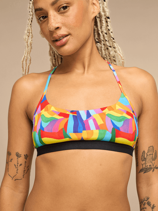 UltraModal™ Core T-Back Bralette | Painted Pride