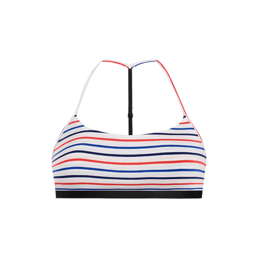 UltraModal™ Core T-Back Bralette | Sail Stripe