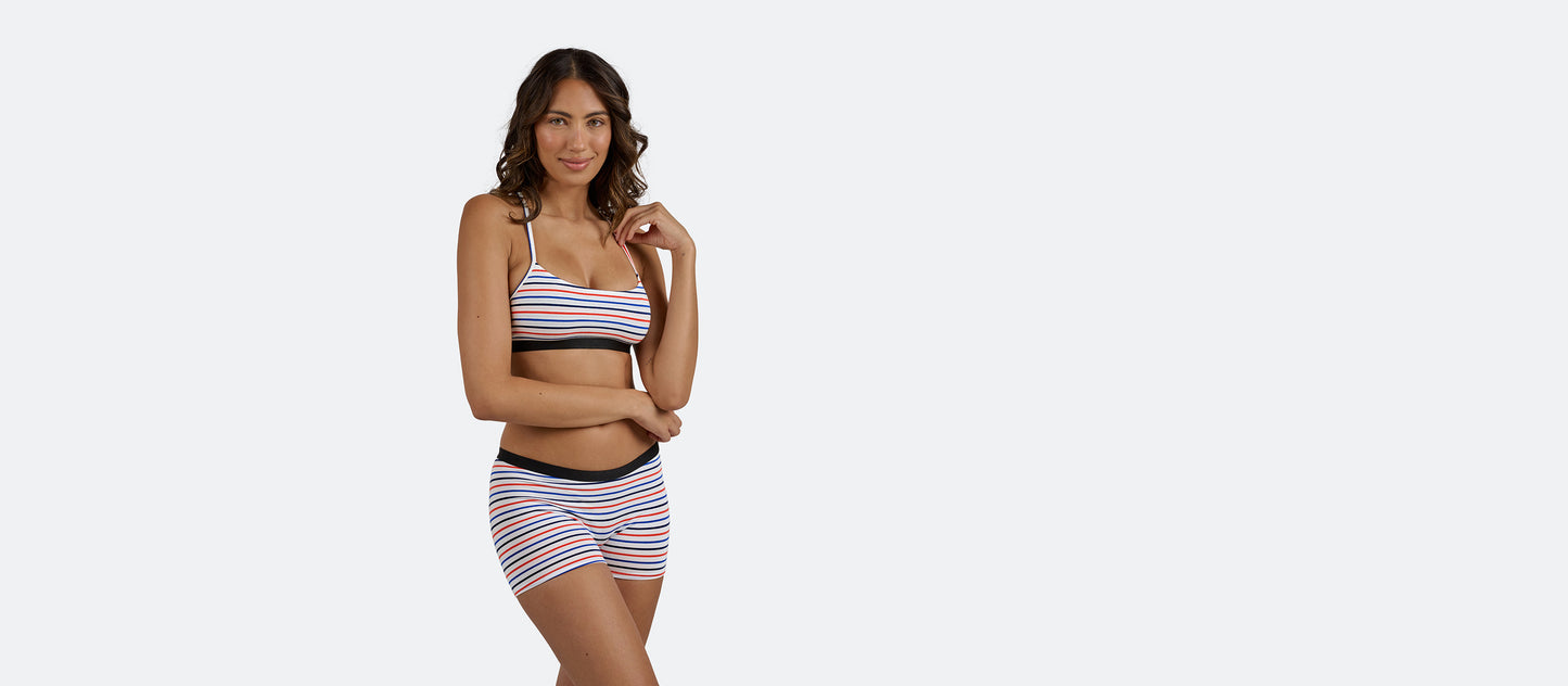 UltraModal™ Core Boyshort | Sail Stripe