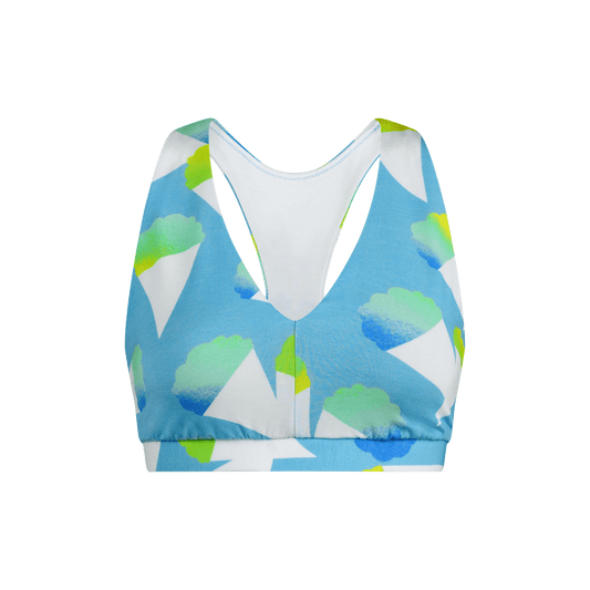 Curvy UltraModal™ FeelFree Racerback Bralette | Snow Cone