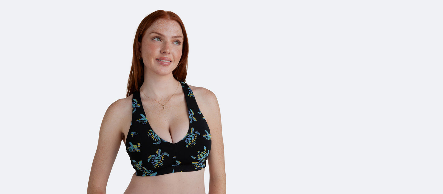 Curvy FeelFree Racerback Bralette | Turtley Awesome