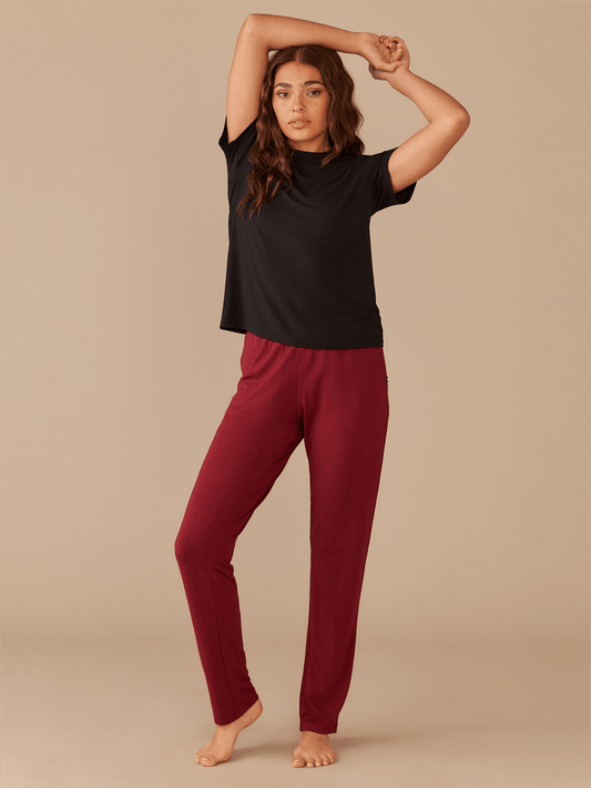 Women's Lounge Pants | Cabernet