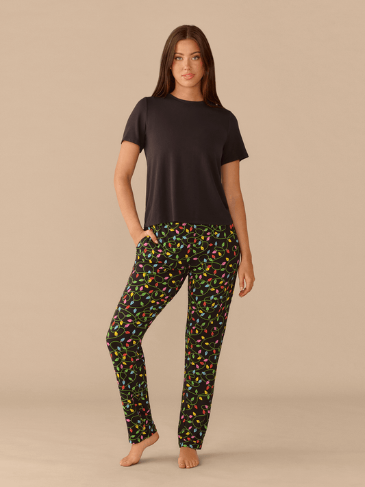 Women's Lounge Pants | String Lights