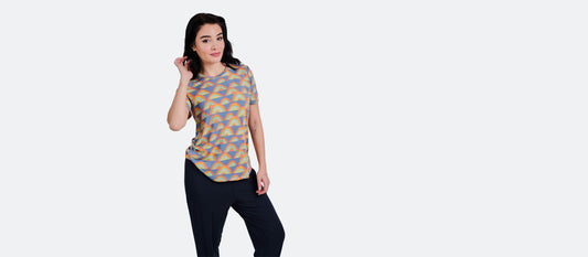 UltraModal™ Crew Tee - Women's | Retro Rainbows