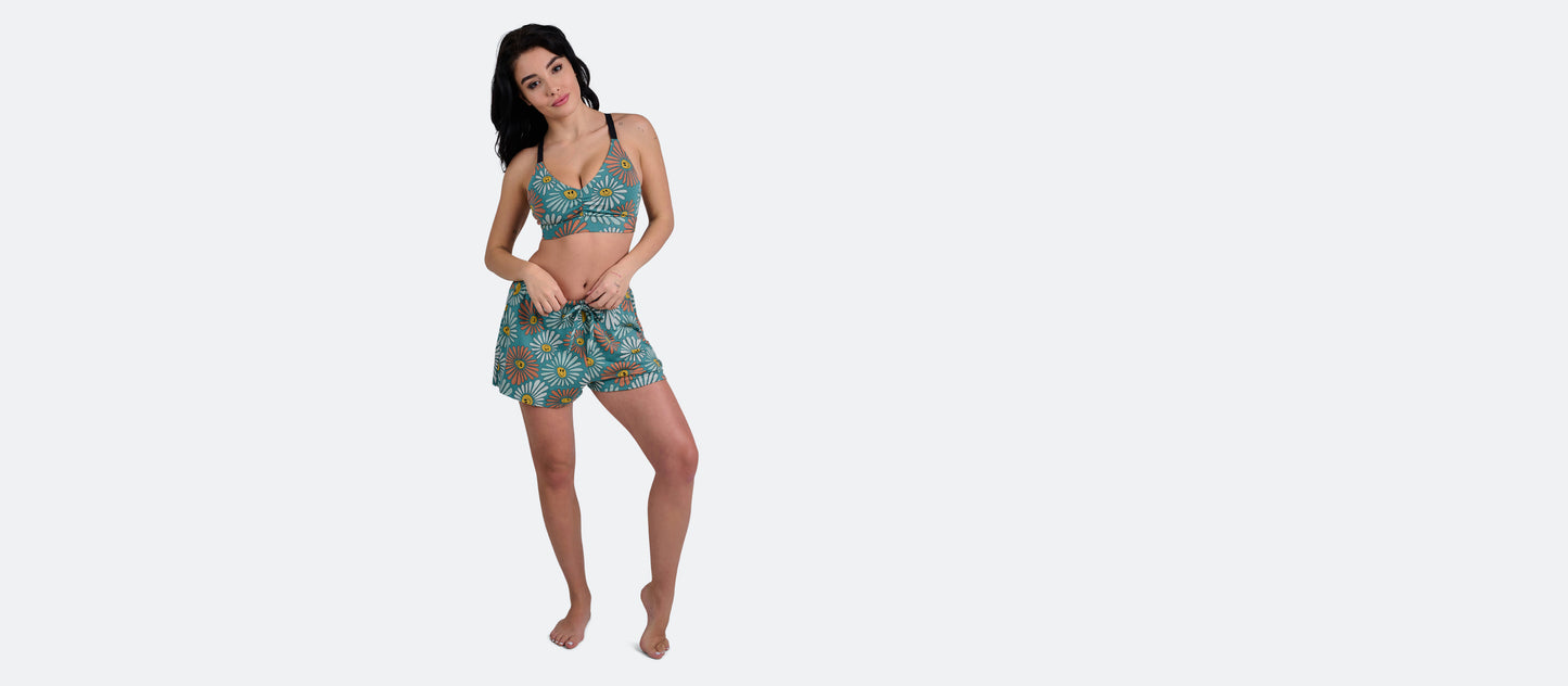 Women's Modal Short | Disco Daisies