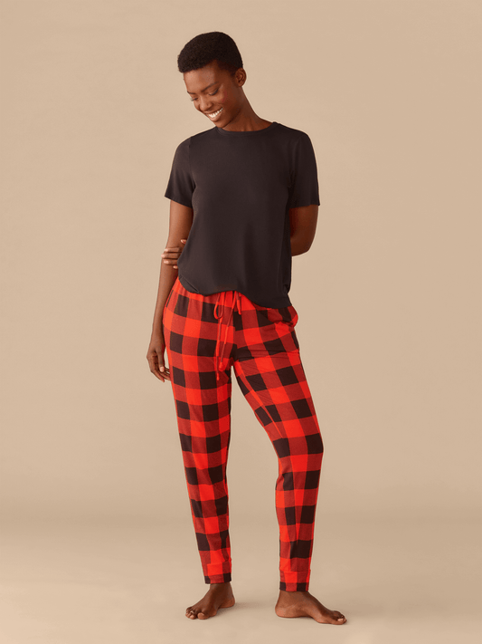 Women's Modal Jogger | Buffalo Plaid