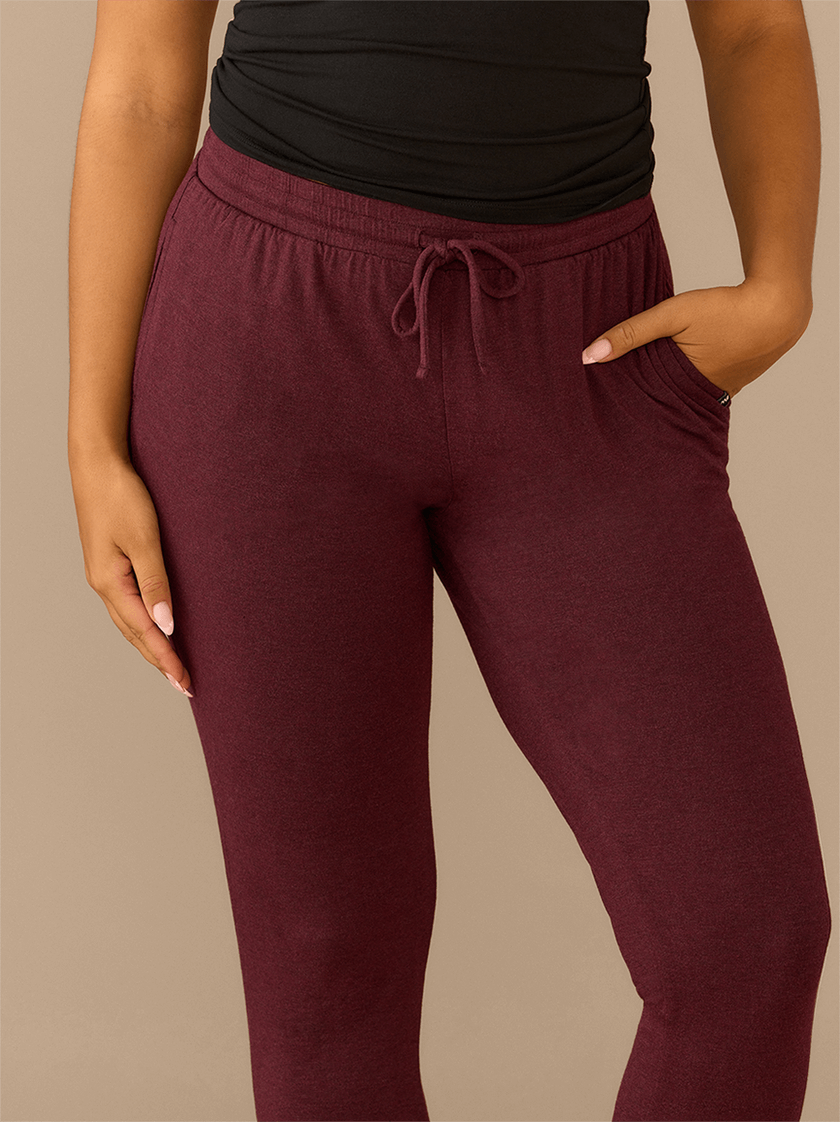 Women's Modal Jogger | Heather Wine