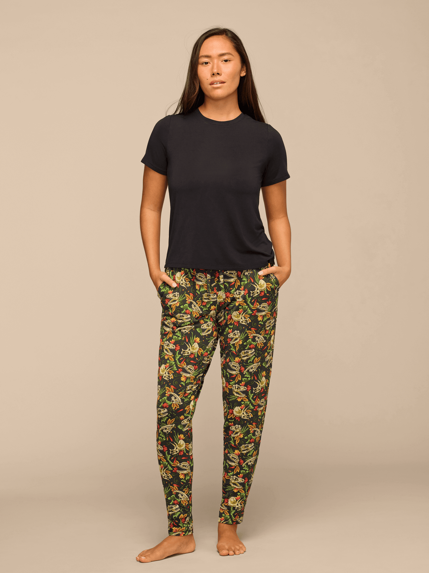 Women's Modal Jogger | Jurassic Garden