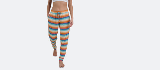 Women's Modal Jogger | Pool Stripes