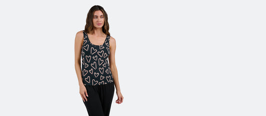 Women's Modal Tank | Candy Cane Love