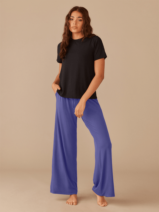 UltraModal™ Wide Leg Lounge Pant  | Berry Blue