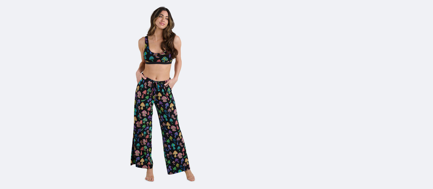 Women's Modal Wide Leg Pant | Shroomin