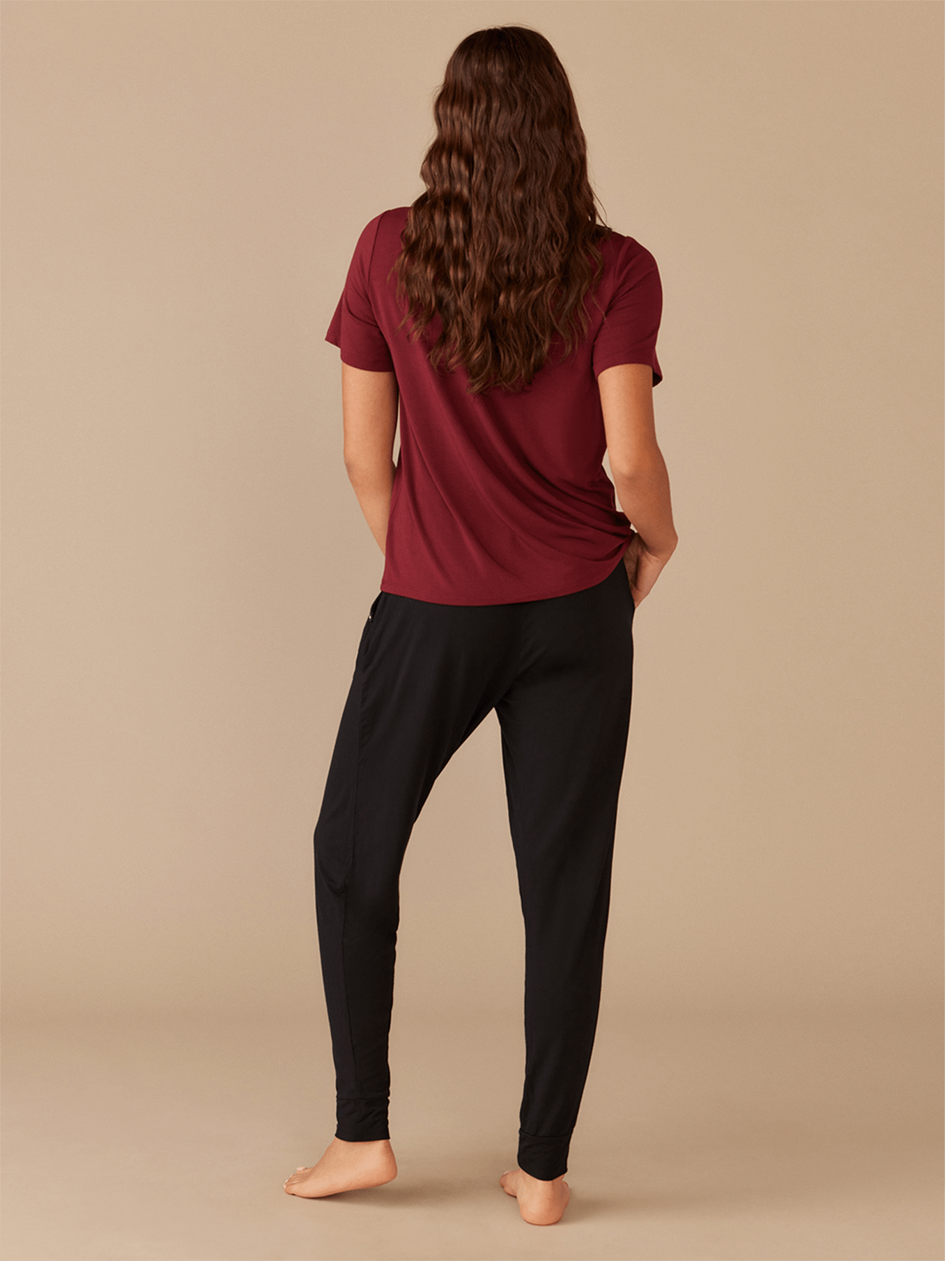 Women's Modal Crew Tee | Cabernet