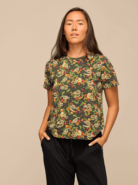 UltraModal™ Crew Tee - Women's | Jurassic Garden