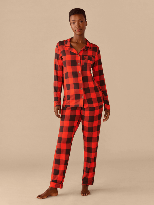 Women's Longsleeve Modal PJ Set | Buffalo Plaid