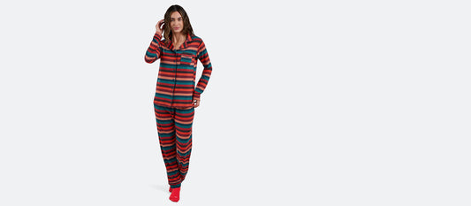 Women's Longsleeve Modal PJ Set | Bright Stripes