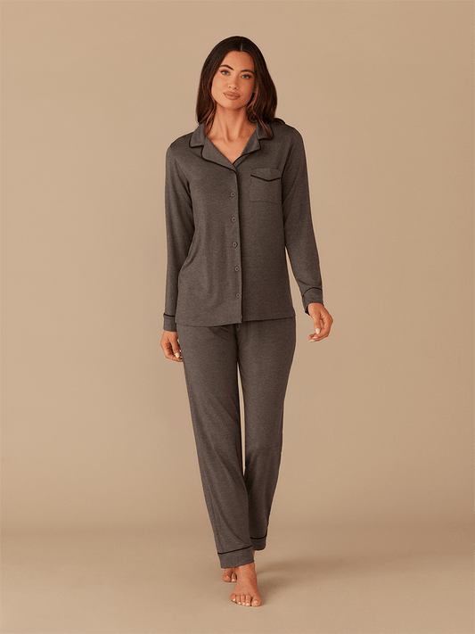 UltraModal™ Longsleeve PJ Set - Women's | Heather Charcoal