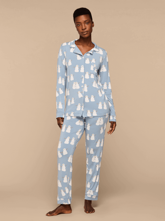 Women's Longsleeve Modal PJ Set | Snowmates