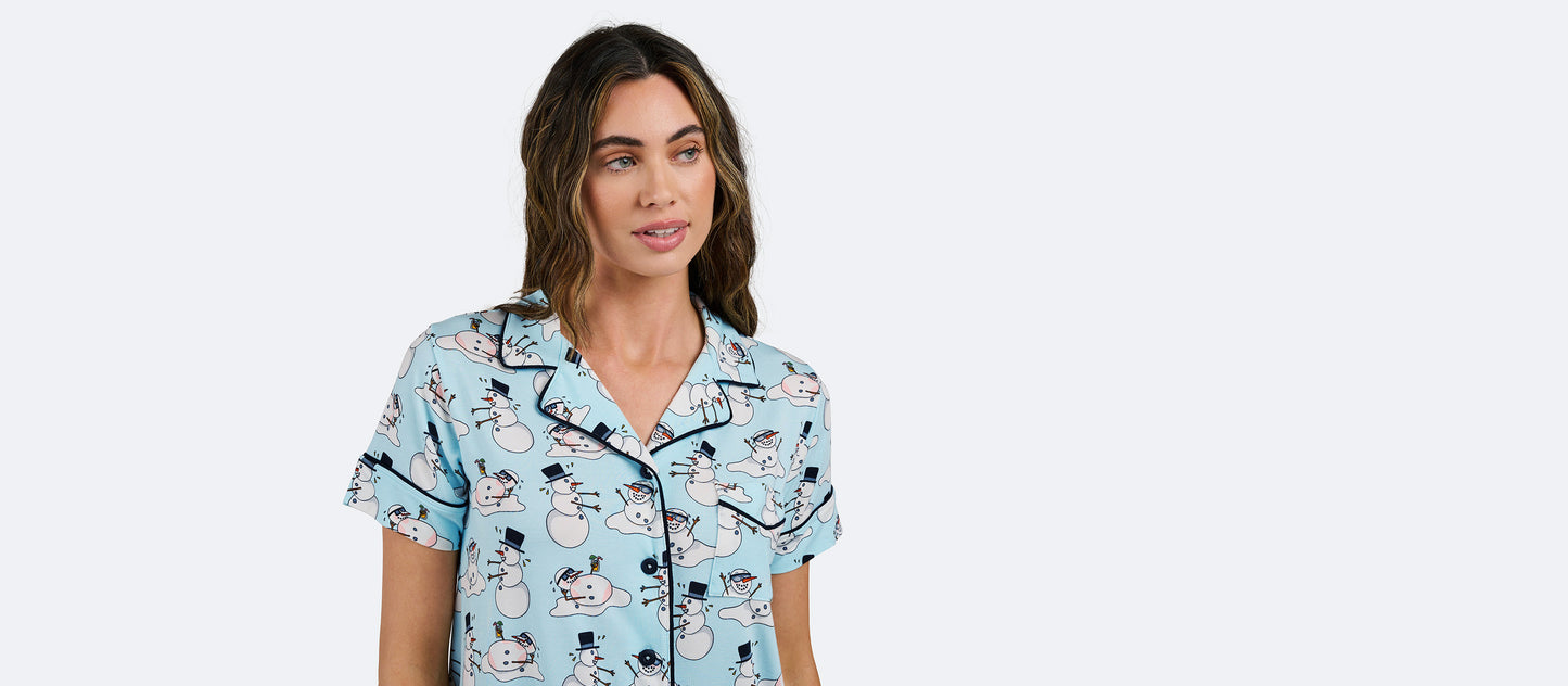 Women's Shortsleeve Modal PJ Set | Let's Chill