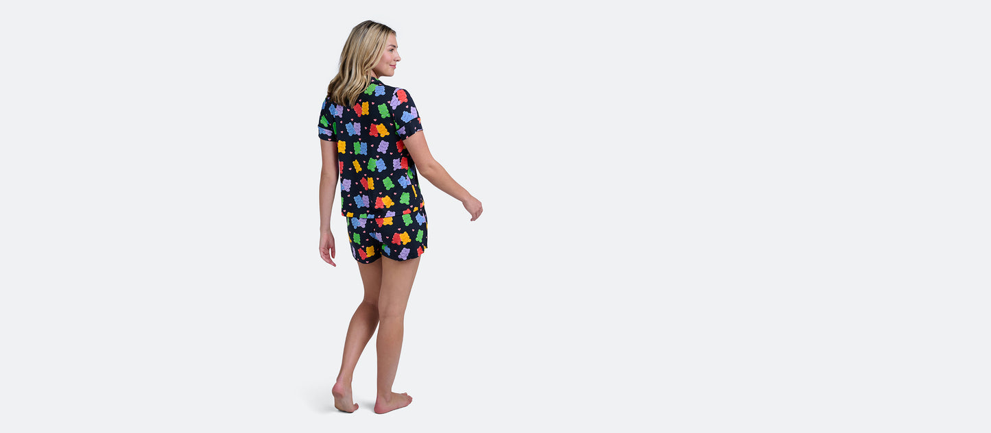 Women's Shortsleeve Modal PJ Set | Yummy Gummies