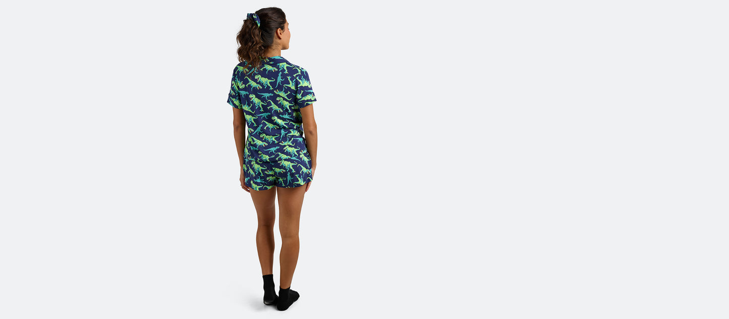 Women's Shortsleeve Modal PJ Set | T-Rexin'