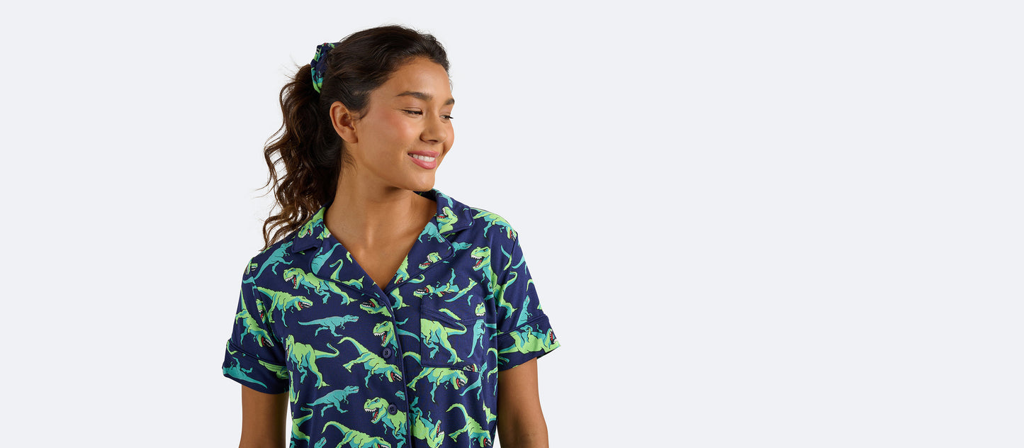 Women's Shortsleeve Modal PJ Set | T-Rexin'