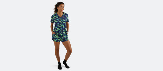 Women's Shortsleeve Modal PJ Set | T-Rexin'