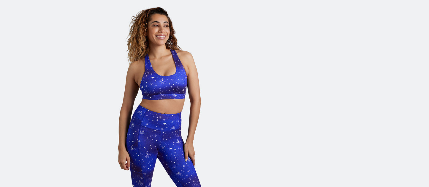 MoveMe Racerback Sports Bra | OuterSpaced