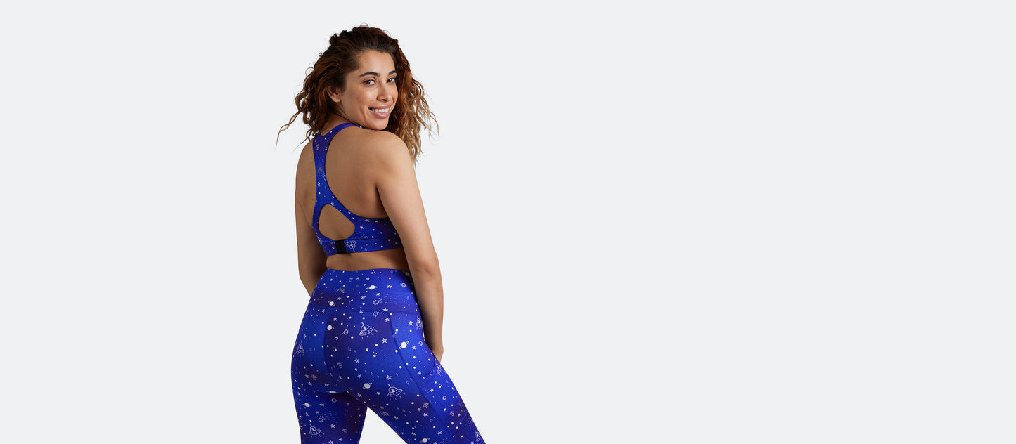 MoveMe Racerback Sports Bra | OuterSpaced